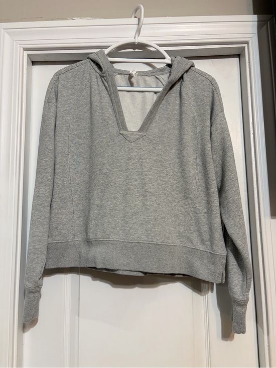 Daily Practice Tops - Daily Practice by Anthropologie Grey Hoodie